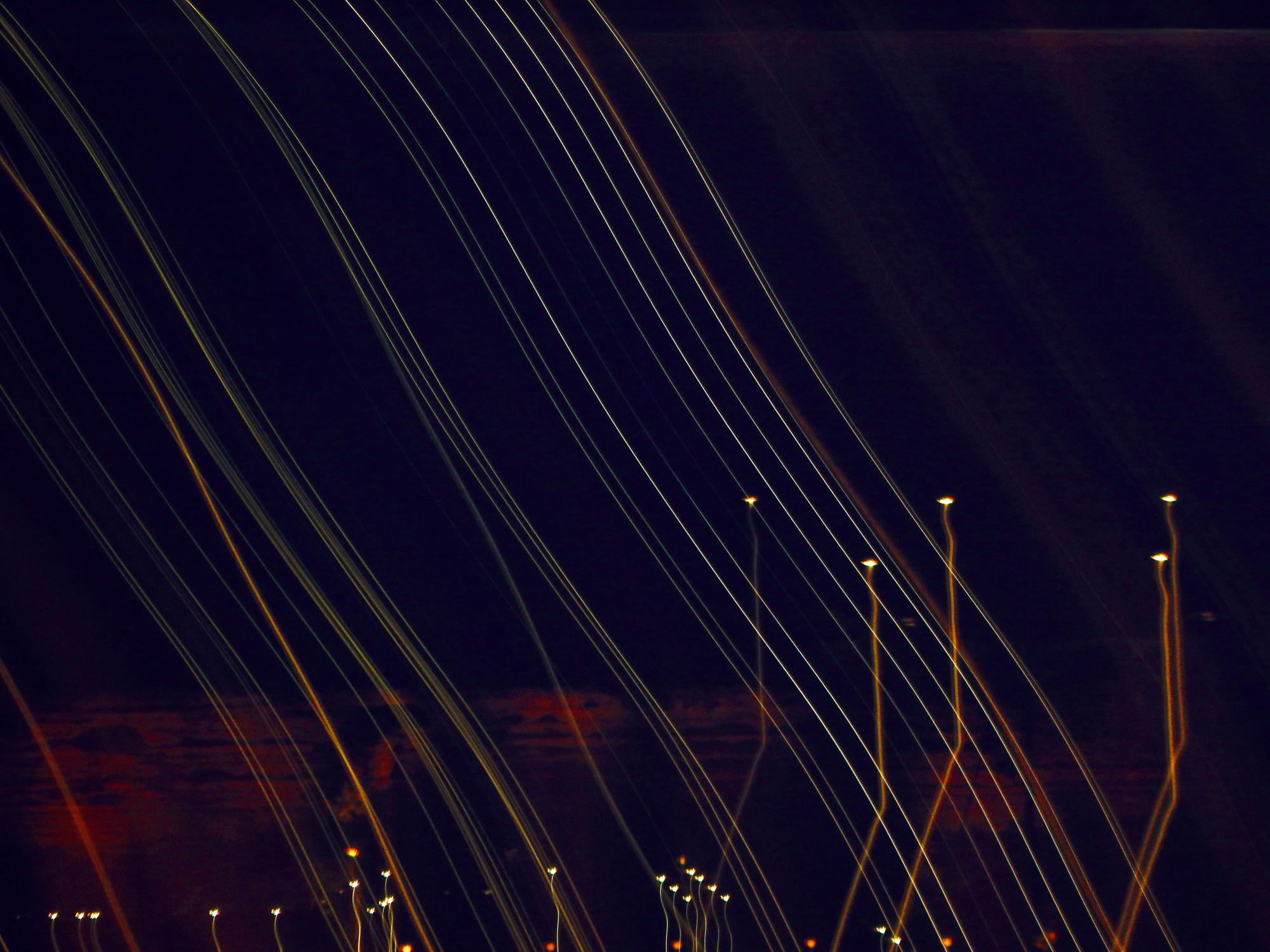Abstract financial network lines
